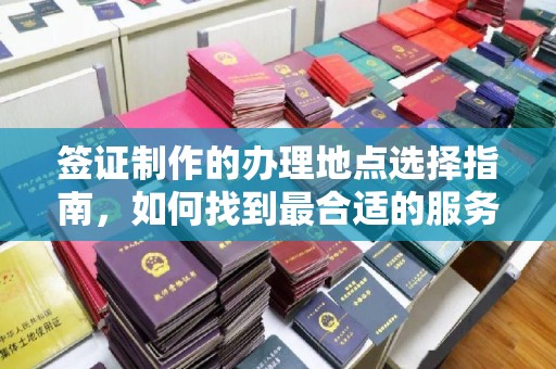 溪州签证制作的办理地点选择指南，如何找到最合适的服务点
